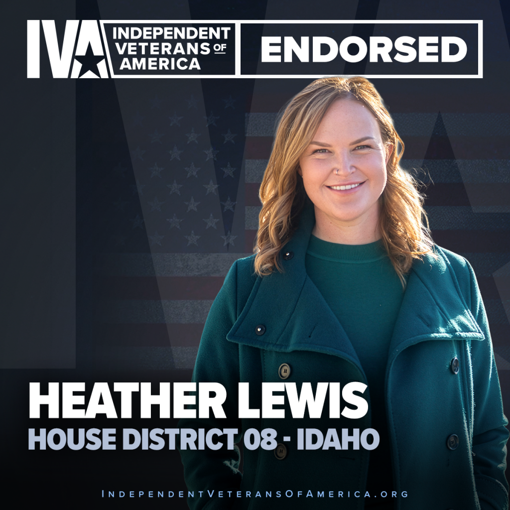 Heather Lewis endorsed by Independent Veterans of America for Idaho State House District 8
