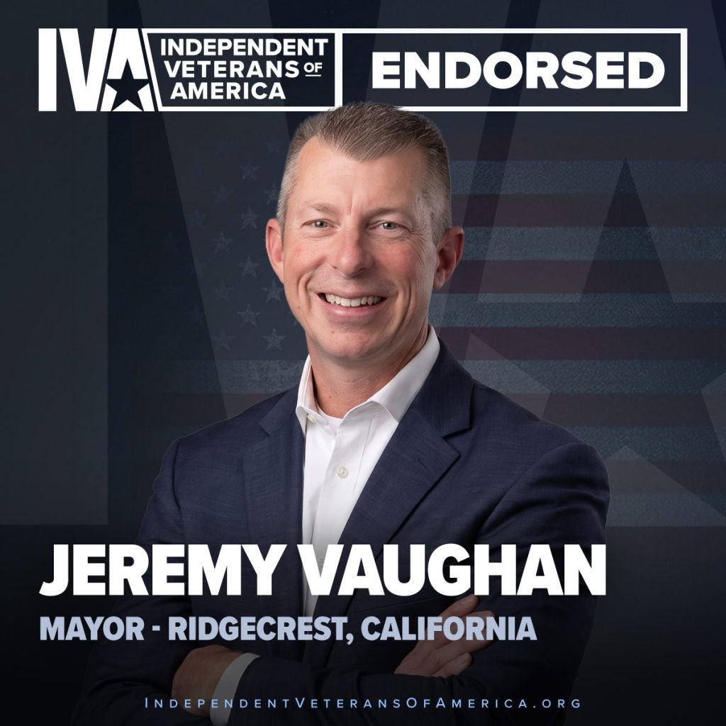 IVA Endorsed — Jeremy Vaughan for Mayor of Ridgecrest, California